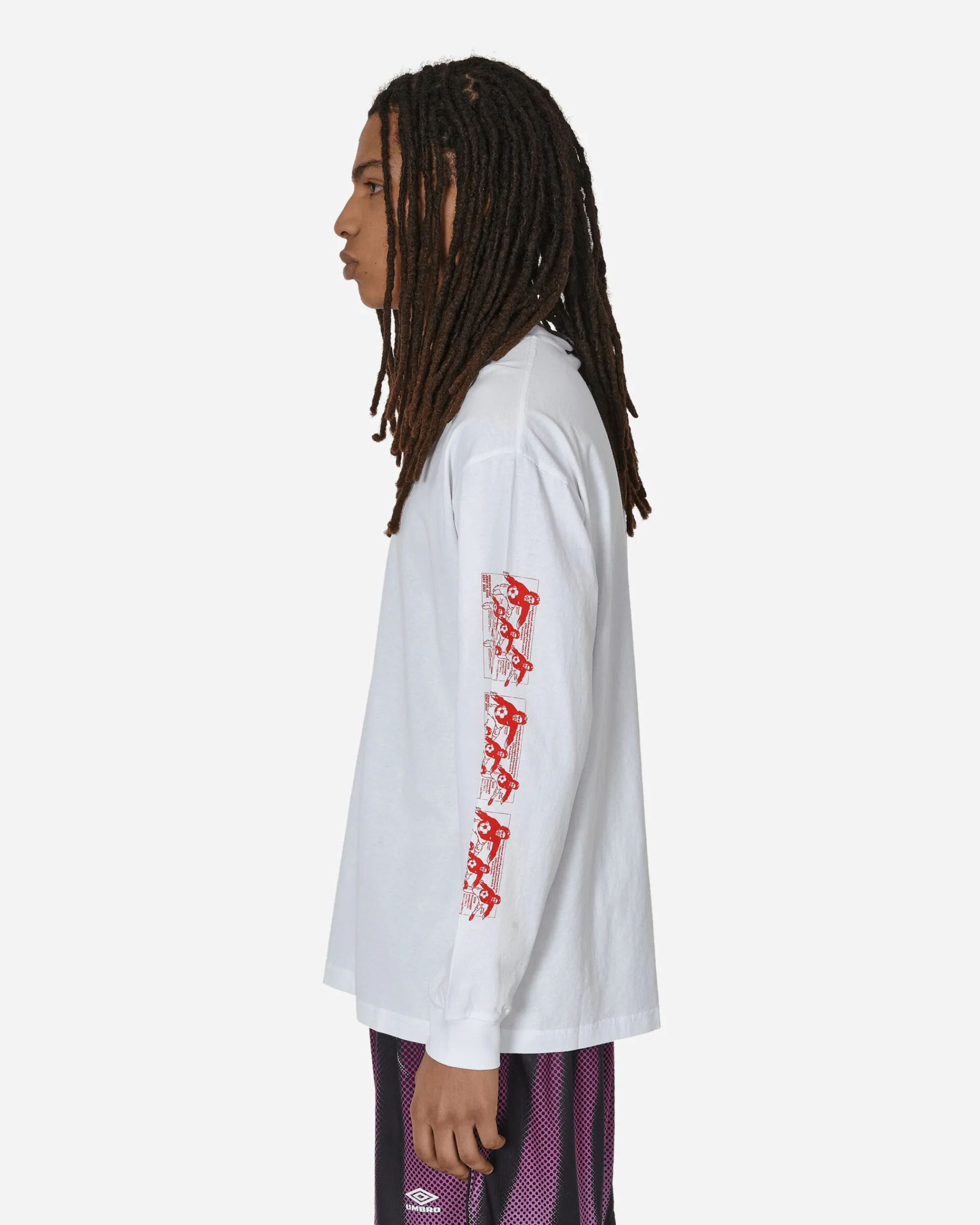 Umbro T-Shirts^Graphic Longsleeve T-Shirt White