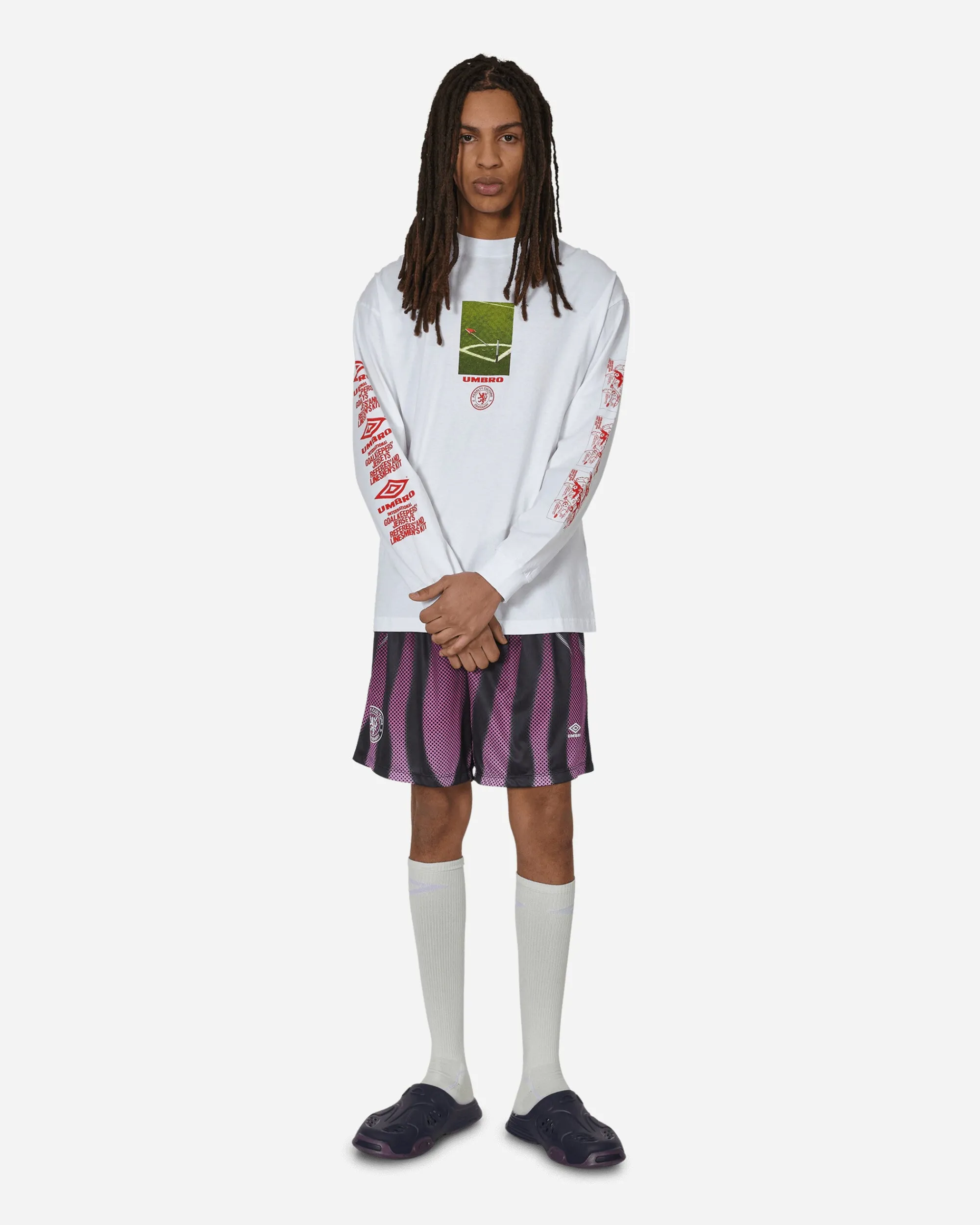 Umbro T-Shirts^Graphic Longsleeve T-Shirt White