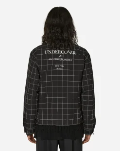 Undercover Coats And Jackets^Grid Jacket Black