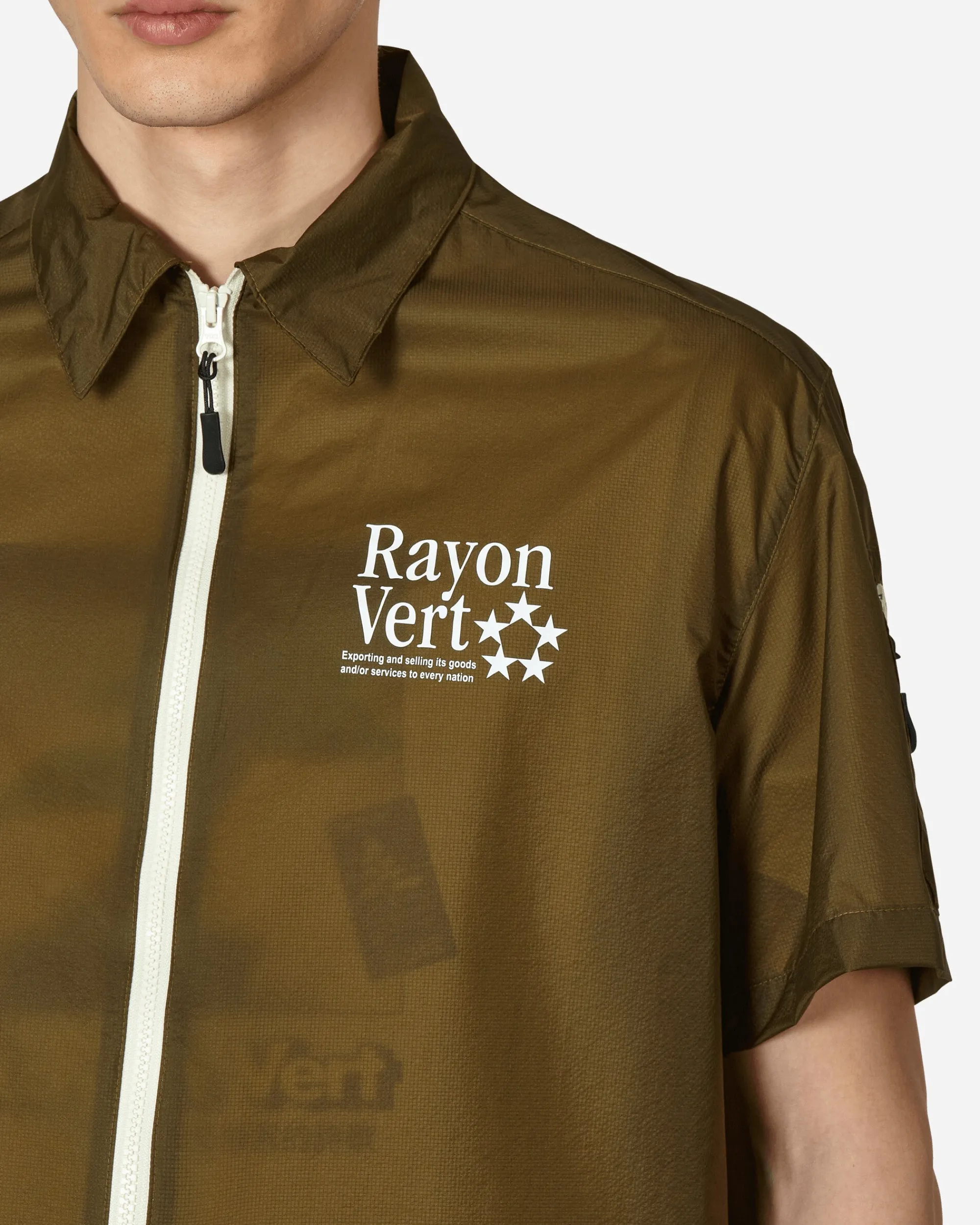 Rayon Vert Shirts^Guido Shortsleeve Shirt Green