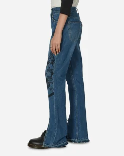 Hysteric Glamour Pants^Guitar Girl Center Slit Denim Pants Indigo