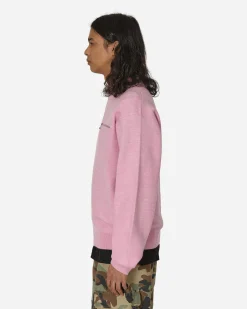 Stüssy Knitwear^Half Zip Mock Neck Sweater Pink