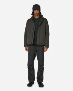 GR10K Sweatshirts^Half Zip Polo Sweater Forest Green