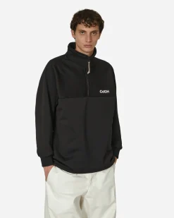 Comme Des Garçons Homme Sweatshirts^Half-Zip Sweatshirt Black