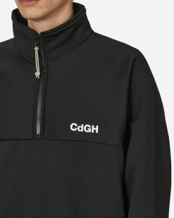 Comme Des Garçons Homme Sweatshirts^Half-Zip Sweatshirt Black
