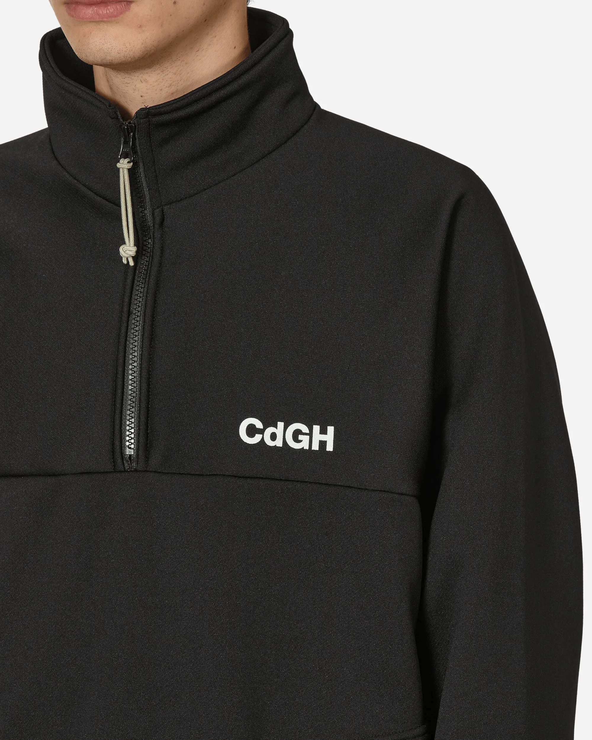 Comme Des Garçons Homme Sweatshirts^Half-Zip Sweatshirt Black
