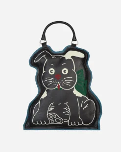 Bode Bags·Shoulder|Bags·Shoulder^Hand Drawn Puppy Bag Black