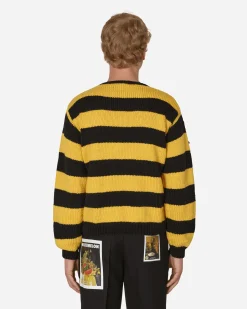 Sky High Farm Knitwear^Hand Knit Bee Knit Sweater Black
