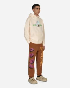 Brain Dead Sweatshirts^Handheld Hooded Sweatshirt Beige