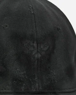 Dingyun Zhang Hats|Hats^Hand-Inked Bone Script Cap Black