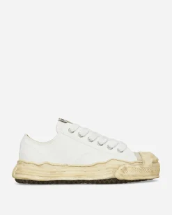 Maison MIHARA YASUHIRO Sneakers·Low|Sneakers^Hank OG Dyed Sole Canvas Low Sneakers White