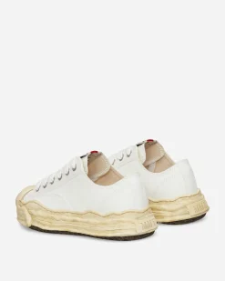 Maison MIHARA YASUHIRO Sneakers·Low|Sneakers^Hank OG Dyed Sole Canvas Low Sneakers White