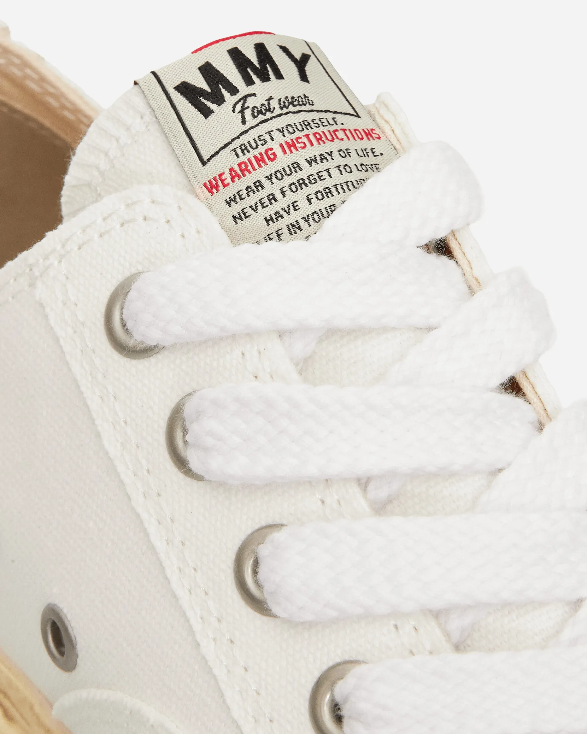 Maison MIHARA YASUHIRO Sneakers·Low|Sneakers^Hank OG Dyed Sole Canvas Low Sneakers White