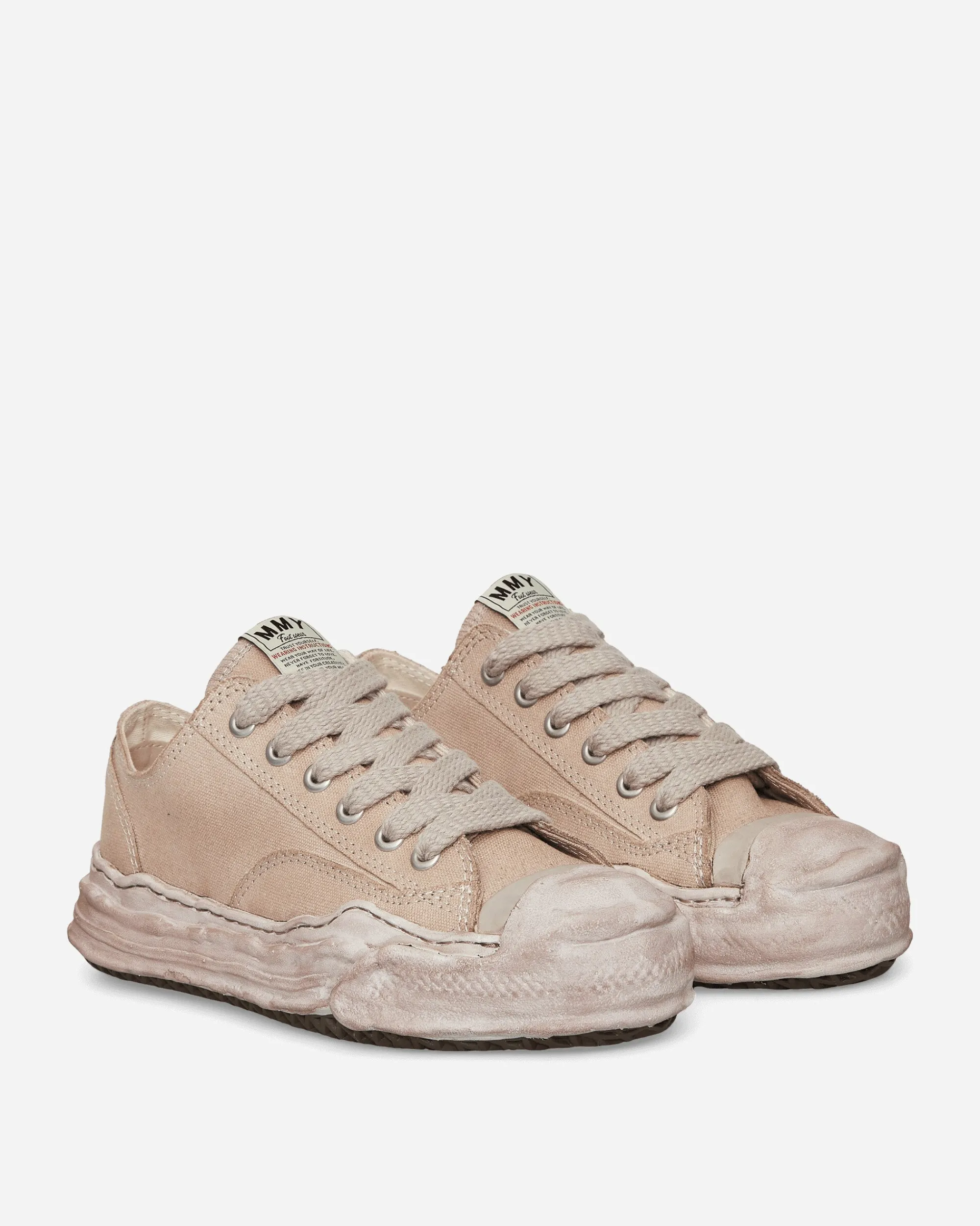 Maison MIHARA YASUHIRO Sneakers·Low|Sneakers^Hank OG Sole Over-Dyed Canvas Low Sneakers Brown