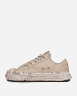 Maison MIHARA YASUHIRO Sneakers·Low|Sneakers^Hank OG Sole Over-Dyed Canvas Low Sneakers Brown