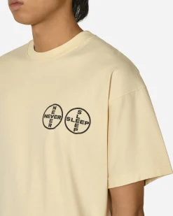 Never Sleep T-Shirts^Hardcore Will Never Die, But You Will T-Shirt Cream