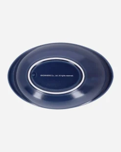 A Bathing Ape Objects^Hasamiyaki Oval Plate Navy