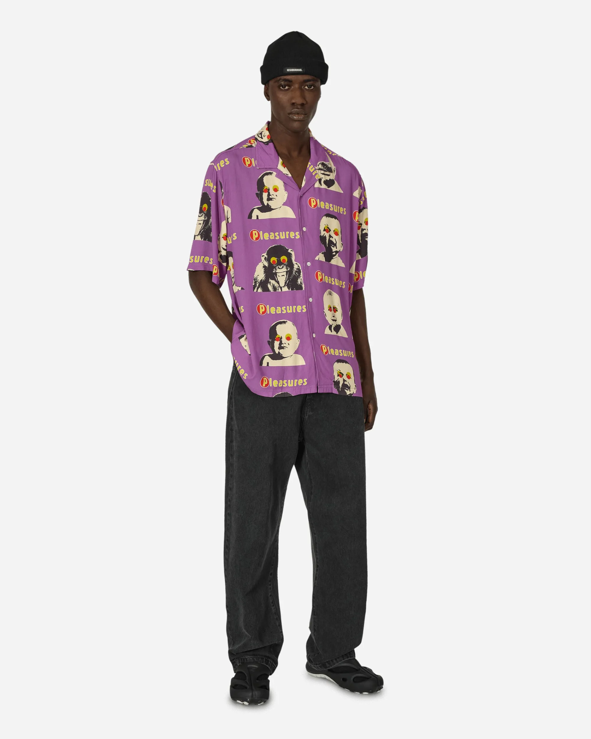 Pleasures Shirts^Head Shirt Down Purple