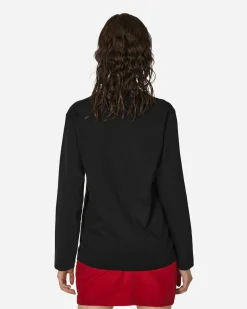 Comme Des Garçons Play T-Shirts^Heart Longsleeve T-Shirt Black