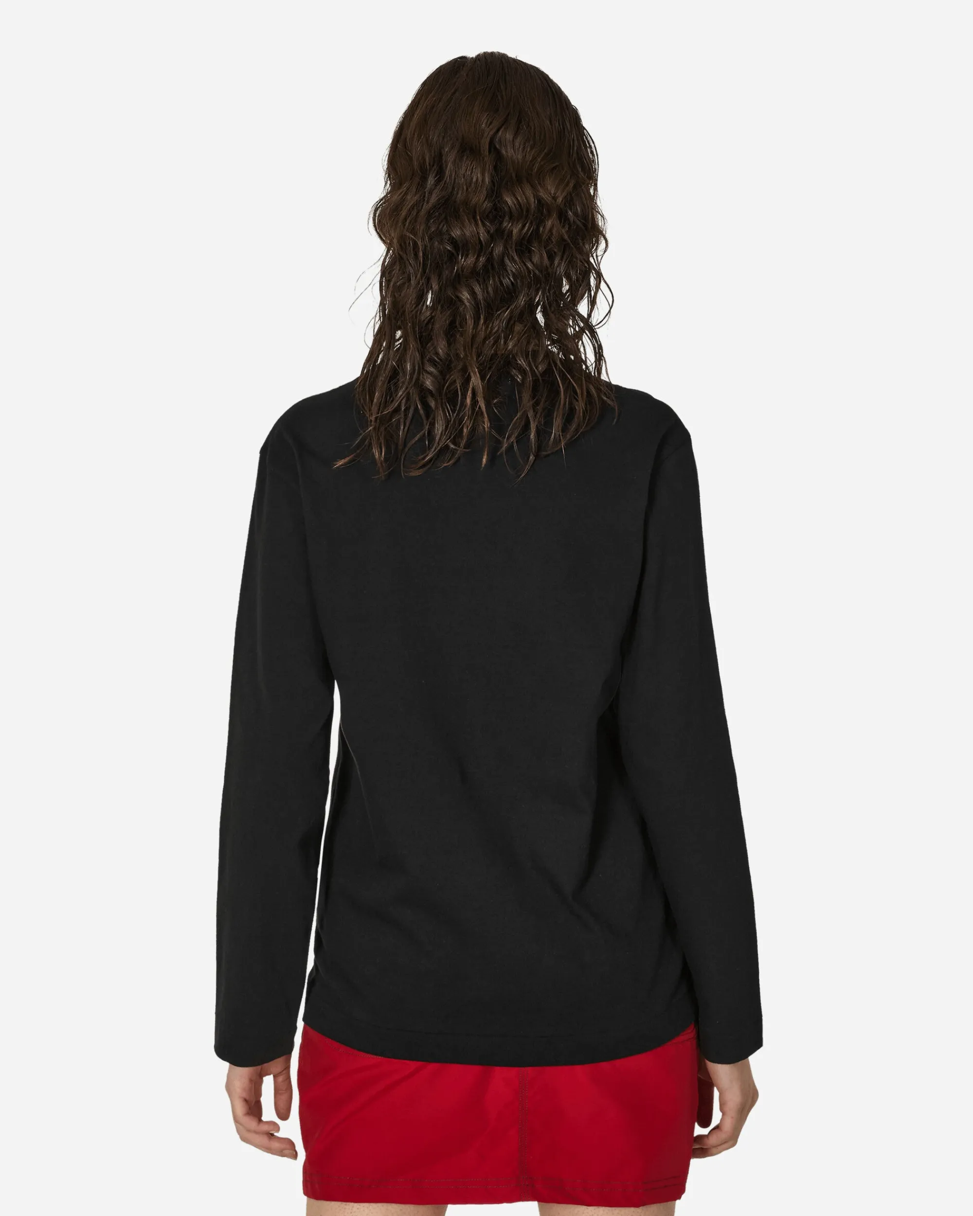 Comme Des Garçons Play T-Shirts^Heart Longsleeve T-Shirt Black