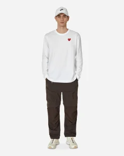 Comme Des Garçons Play T-Shirts^Heart Longsleeve T-Shirt White