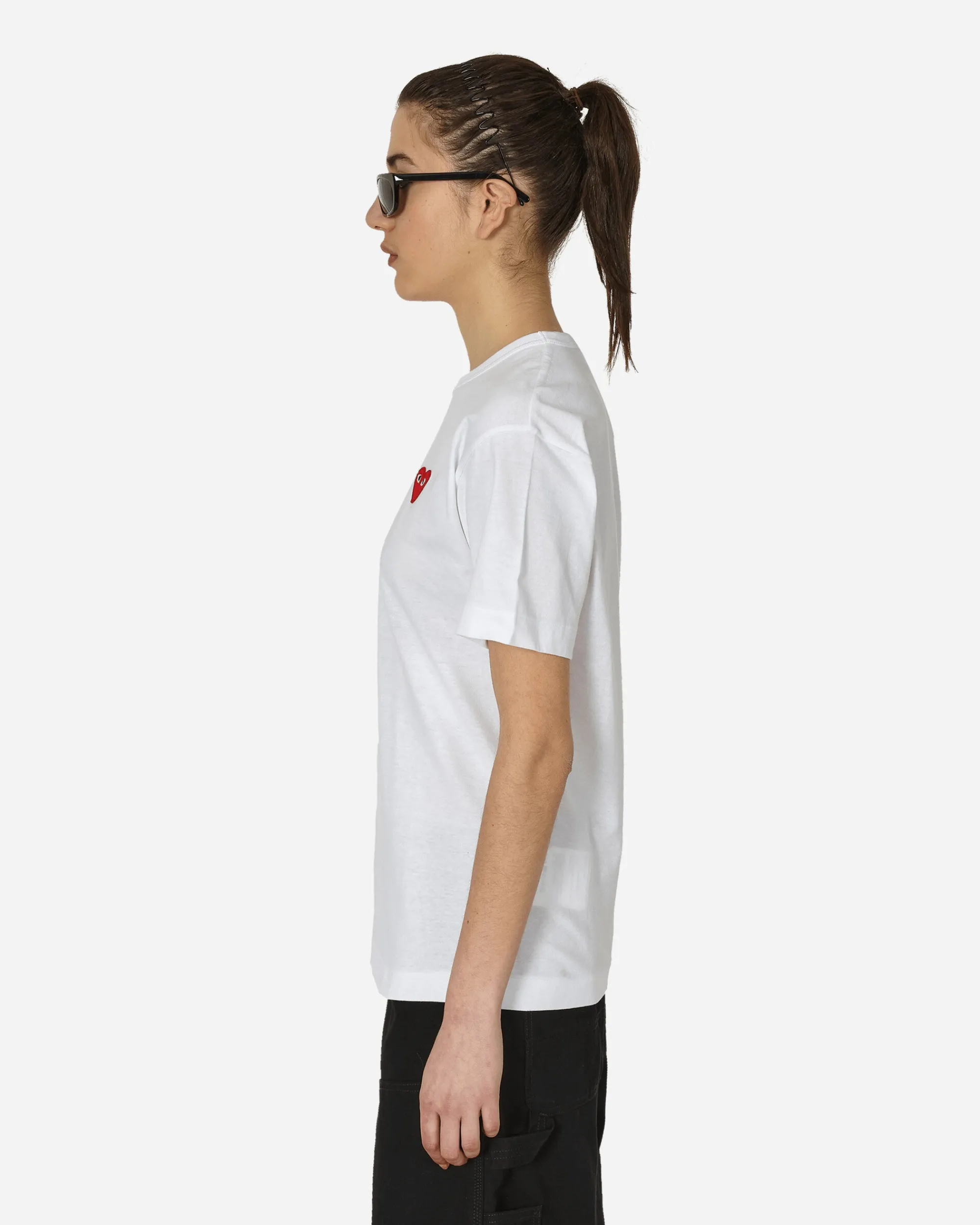 Comme Des Garçons Play T-Shirts^Heart T-Shirt White