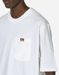 Ben Davis T-Shirts^Heavy Duty Classic Label Pocket T-Shirt White