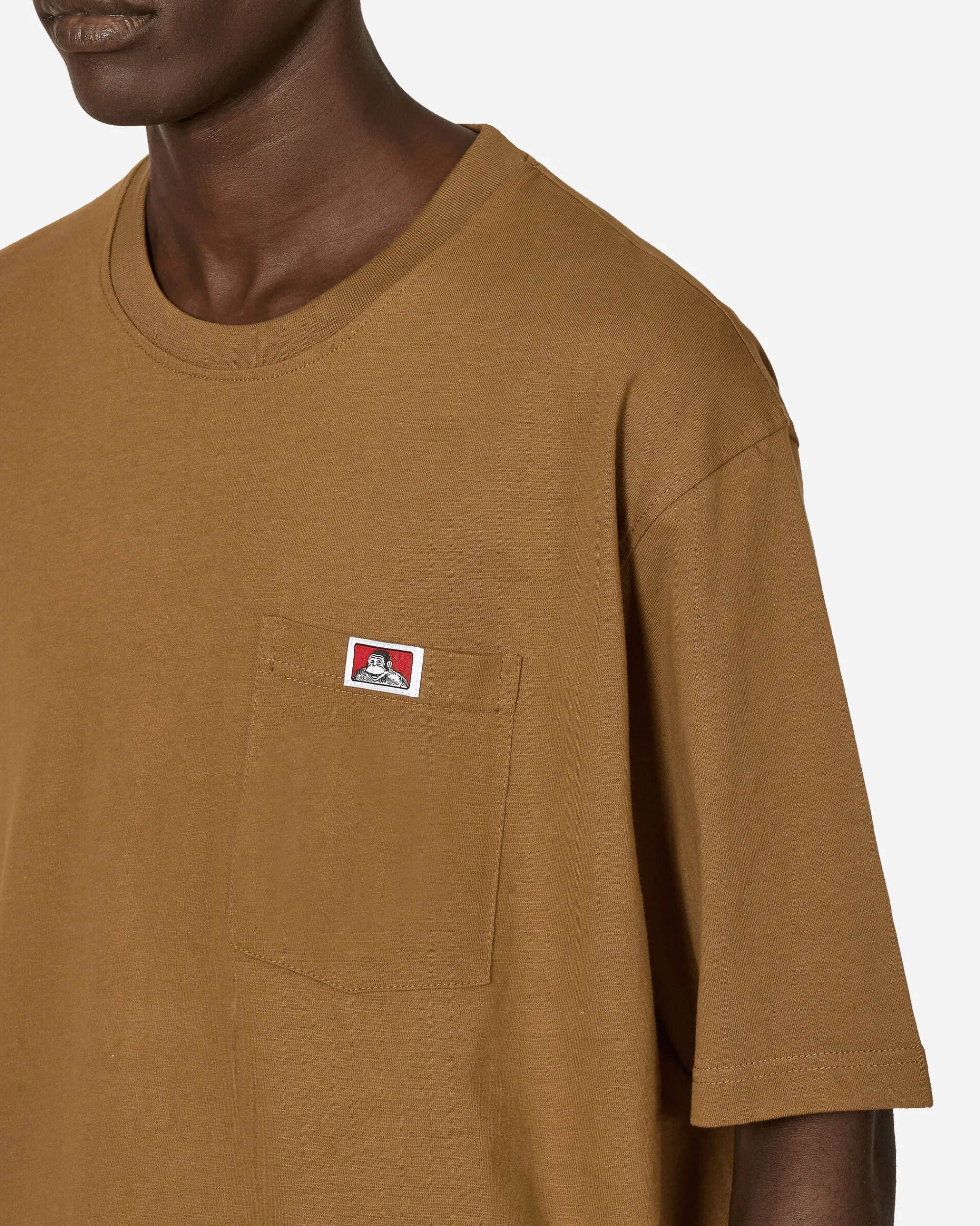 Ben Davis T-Shirts^Heavy Duty Classic Label Pocket T-Shirt Coyote Brown