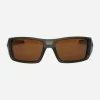Oakley Eyewear|Eyewear^Heliostat Sunglasses Matte Black / Prizm Bronze