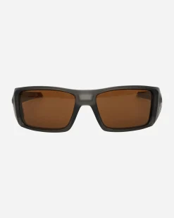 Oakley Eyewear|Eyewear^Heliostat Sunglasses Matte Black / Prizm Bronze