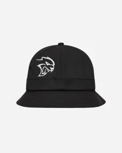 Alltimers Hats|Hats^Hell Demon Embroidered Bucket Hat Black