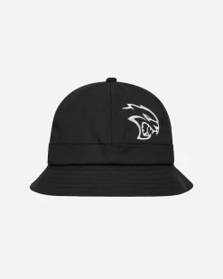 Alltimers Hats|Hats^Hell Demon Embroidered Bucket Hat Black