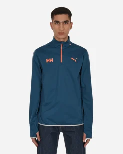 Puma Sweatshirts^Helly Hansen Running Pullover Blue