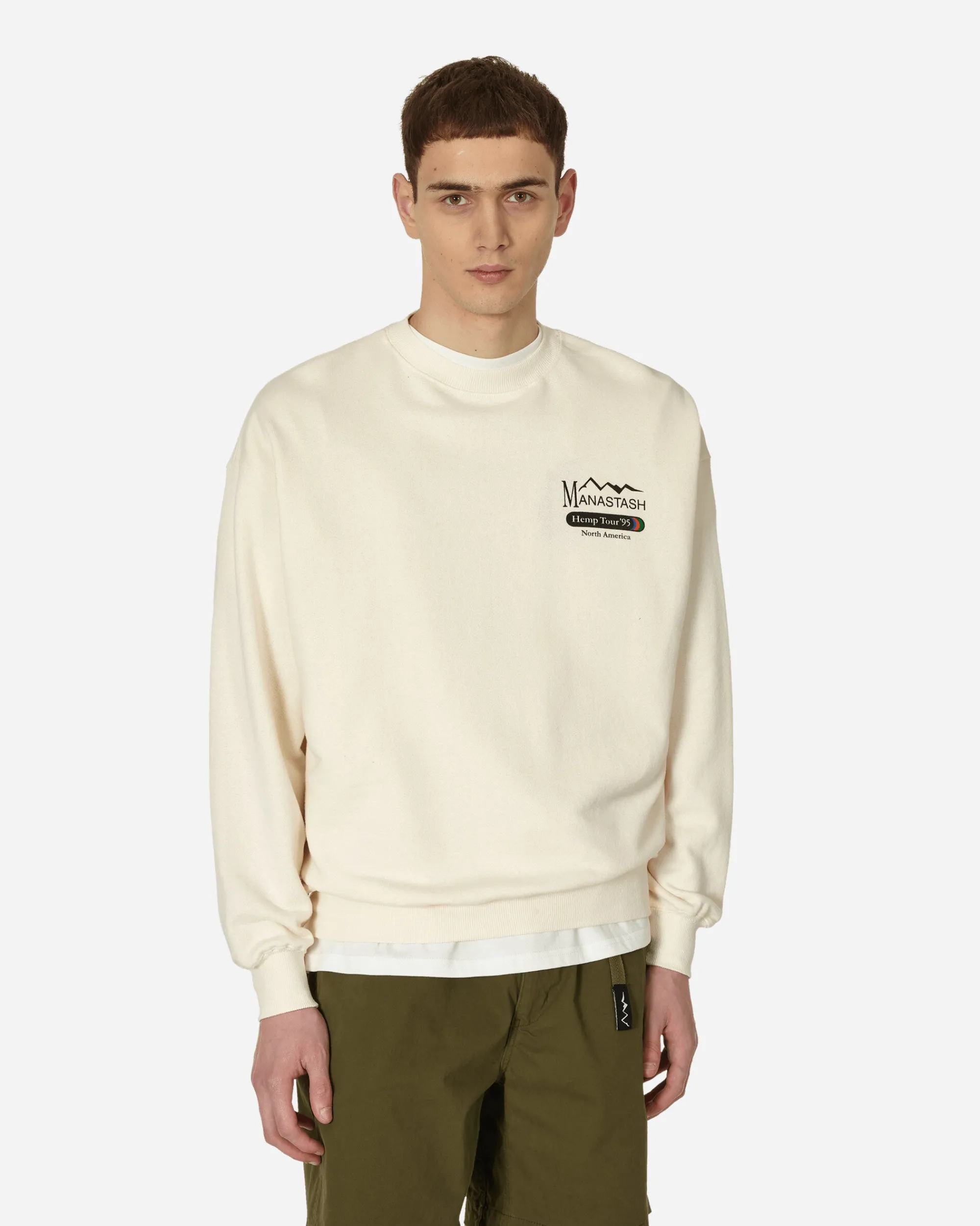 Manastash Sweatshirts^Hemp Tour Cascade Crewneck Sweatshirt Natural