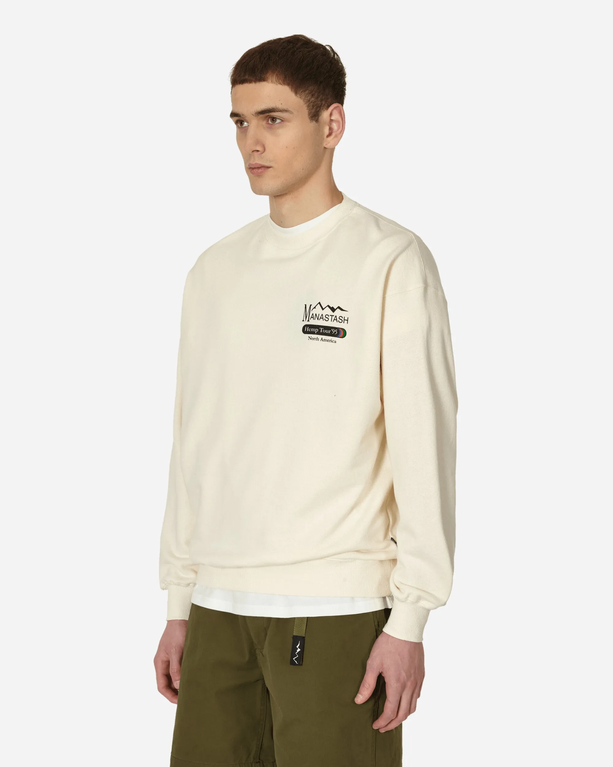 Manastash Sweatshirts^Hemp Tour Cascade Crewneck Sweatshirt Natural