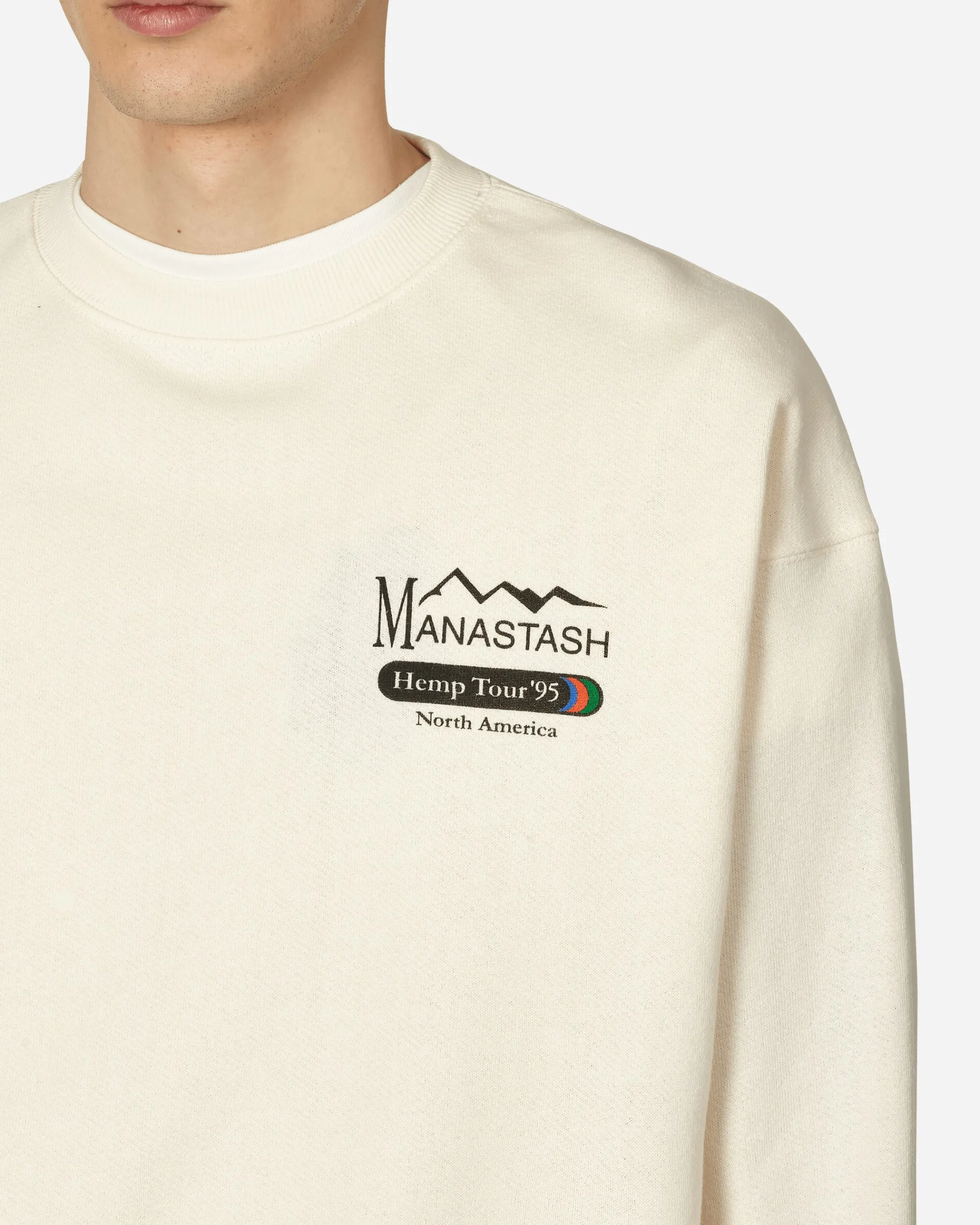 Manastash Sweatshirts^Hemp Tour Cascade Crewneck Sweatshirt Natural