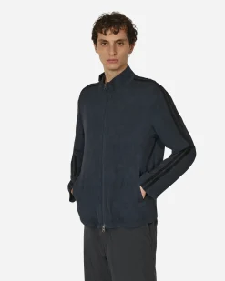 AMOMENTO Sweatshirts^High Neck Zip-Up Jacket Dark Navy