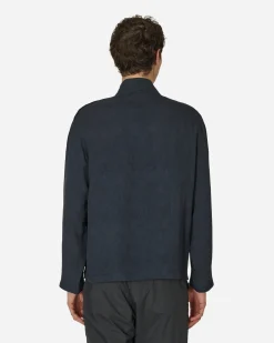 AMOMENTO Sweatshirts^High Neck Zip-Up Jacket Dark Navy
