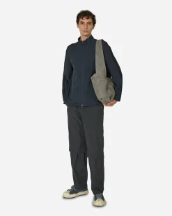 AMOMENTO Sweatshirts^High Neck Zip-Up Jacket Dark Navy