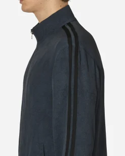 AMOMENTO Sweatshirts^High Neck Zip-Up Jacket Dark Navy