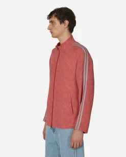 AMOMENTO Sweatshirts^High Neck Zip-Up Jacket Red