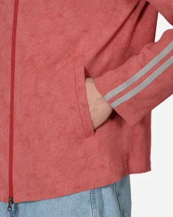 AMOMENTO Sweatshirts^High Neck Zip-Up Jacket Red