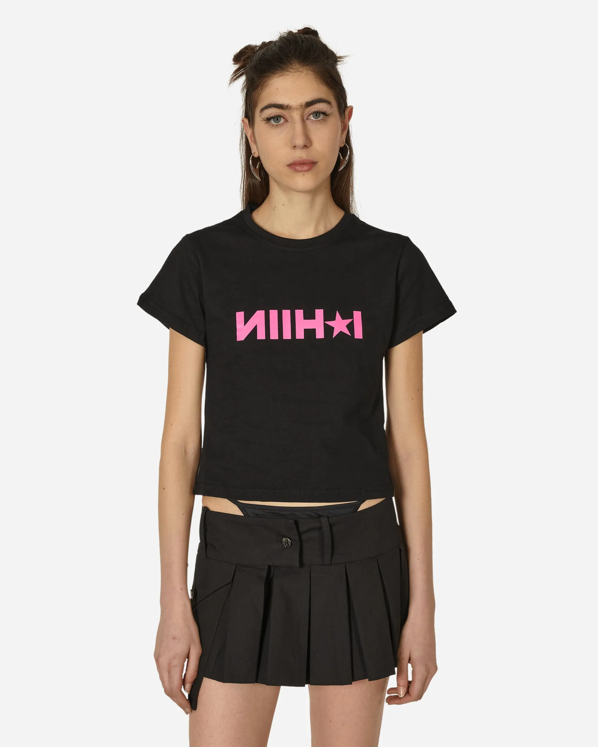 Nii Hai T-Shirts^High Star Baby Tee Black