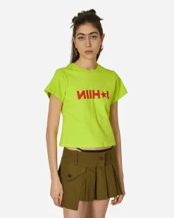 Nii Hai T-Shirts^High Star Baby Tee Neon Yellow