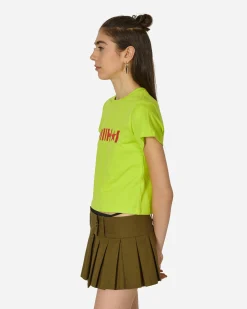 Nii Hai T-Shirts^High Star Baby Tee Neon Yellow
