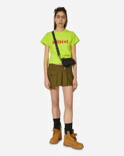 Nii Hai T-Shirts^High Star Baby Tee Neon Yellow