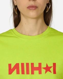 Nii Hai T-Shirts^High Star Baby Tee Neon Yellow