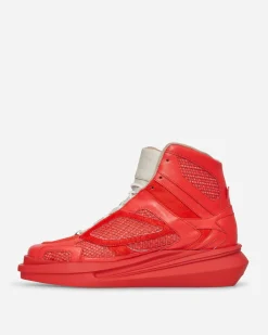1017 ALYX 9SM Sneakers·High|Sneakers^High Top Mono Hiking Sneakers Red