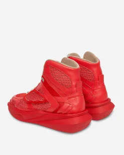 1017 ALYX 9SM Sneakers·High|Sneakers^High Top Mono Hiking Sneakers Red
