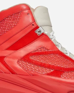 1017 ALYX 9SM Sneakers·High|Sneakers^High Top Mono Hiking Sneakers Red